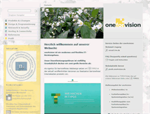 Tablet Screenshot of one4vision.de